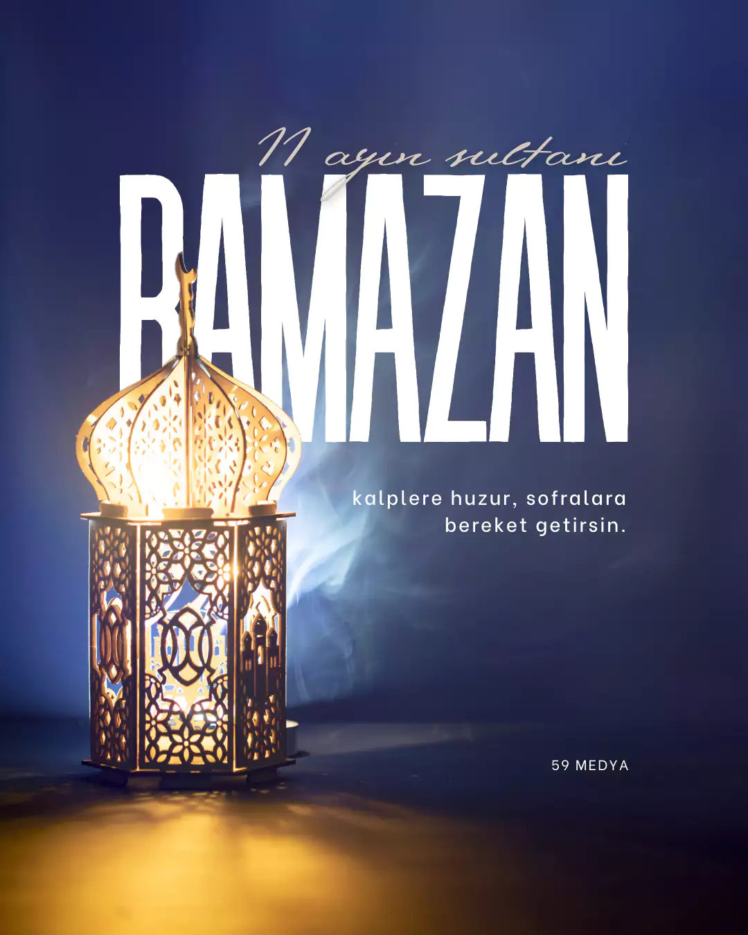 Kandil Temalı "Hoşgeldin Ramazan" Vektörel Tasarım Paketi